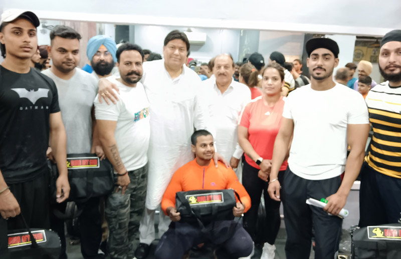 Weight lifting competition organized to keep youth away from drugs